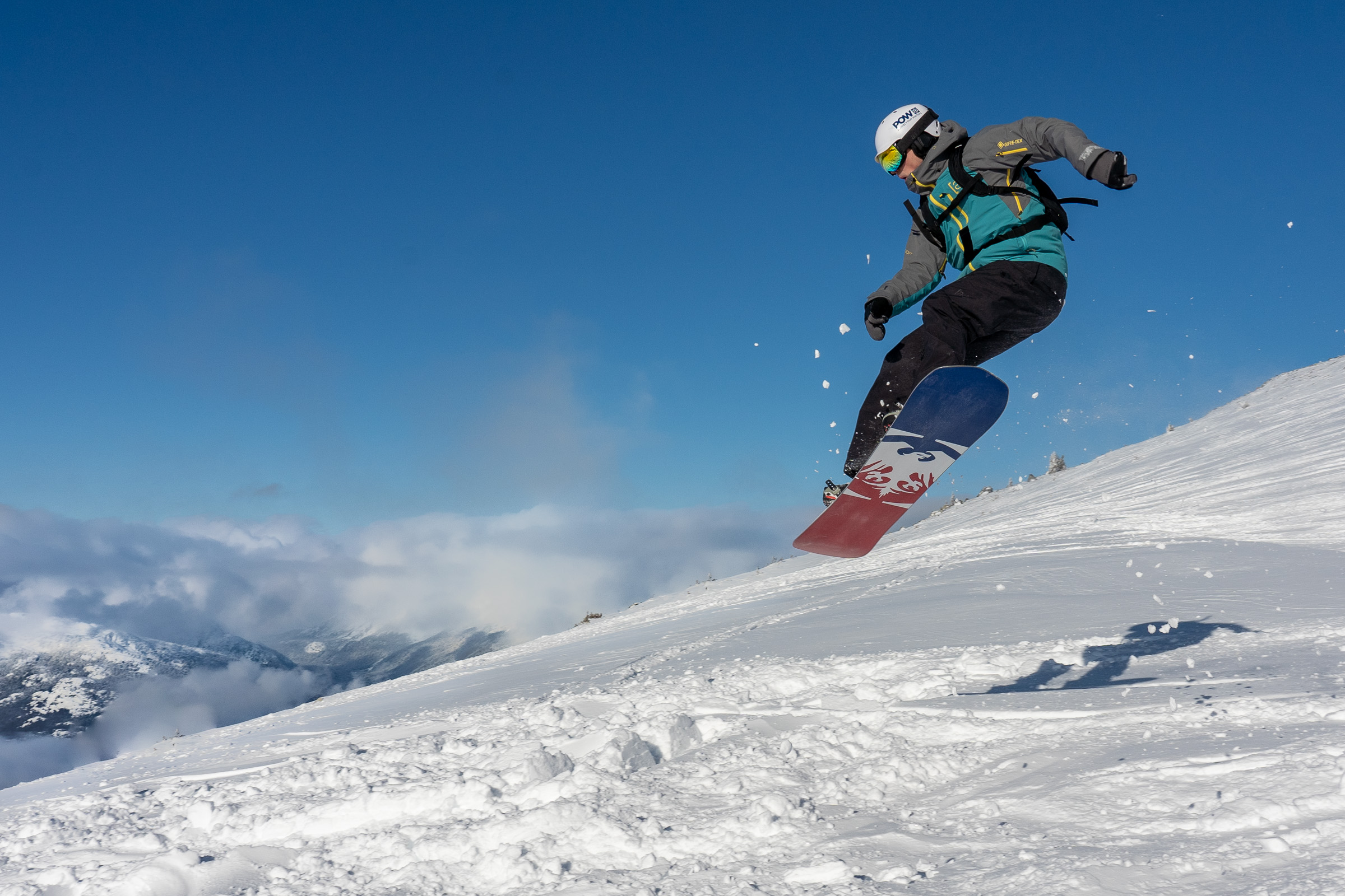 Snowboarding in BC